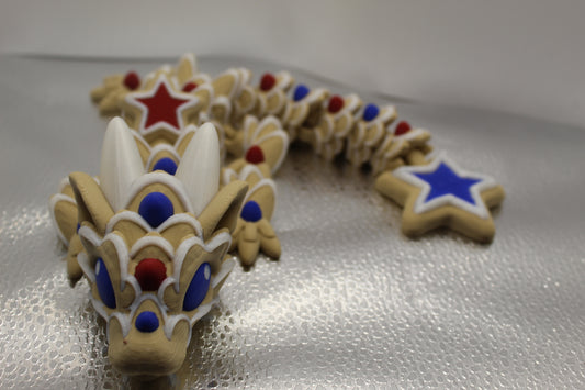 Patriotic Cookie Dragon