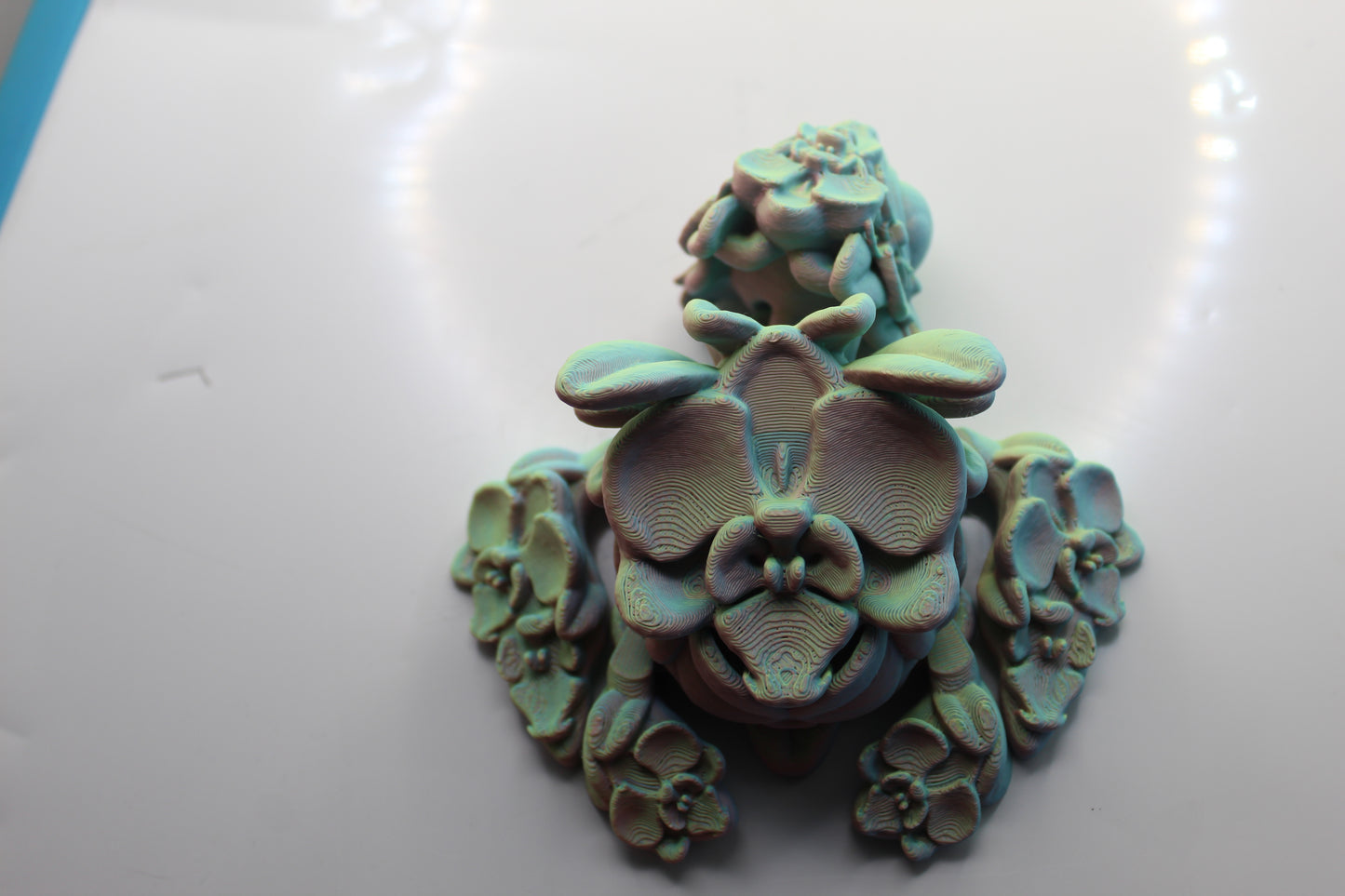 Orchid Flower Turtle Magnet